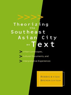 cover image of Theorizing the Southeast Asian City As Text